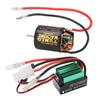 Black 540 Brushed Motor with Green 65A ESC Overheating Protection Large Torsion RC Car Parts 55T