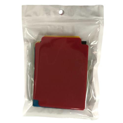 LIKENNY Card Separators, 6 Colors, Card Dividers, Dividers for Cards [Perfect for Dividing and Sorting Trading Cards in Deck Cases] Storage, Card Game