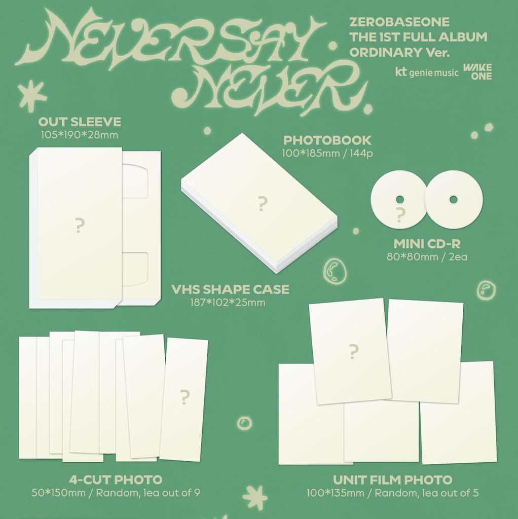 POB (PRE-ORDER) ZEROBASEONE - The 1st Full Album [NEVER SAY NEVER] Pre-Order Benefit