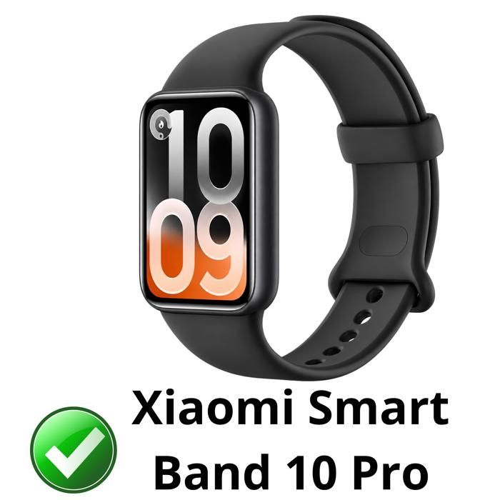 Coque compatible Xiaomi Smart Band 10 Pro - Protection rigide étui transparent écran verre trempé Phonillico®