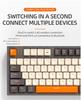 Free Wolf M88 Wireless Mechanical Keyboard with Dual-Mode Bluetooth, PBT Keycaps for Gaming and Office Use.