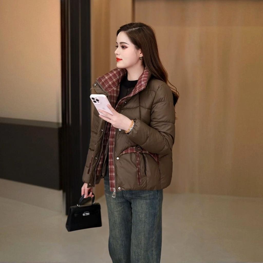 Fashion Short Cotton-padded Coat Ladies Winter  New Thick Down Jacket Women Parkas Casual Outcoat Western Style Overcoat Top