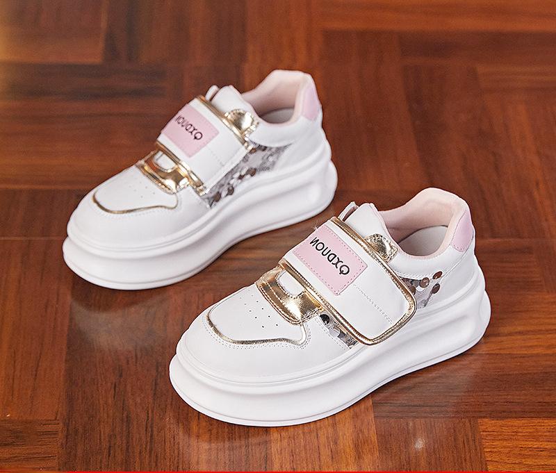 

Fujin 6 см натуральная кожа балетки удобные женские весна лето вулканизированные осенние массивные кроссовки мокасины женские туфли на платформе балетки 39