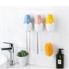 Cartoon Cute Chick Toothbrush Holder Family Toothbrush Organizer Wall Suction Cup Bathroom Set Accessories