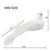 12 Pcs Fake Doves Birds Christmas Tree Ornaments Artificial White Doves with Clip Simulated Foam Feather Long Tail Doves