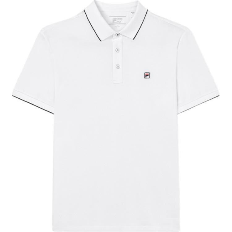 New FILA Polo Shirt Men's Standard White F51M523102F-WT