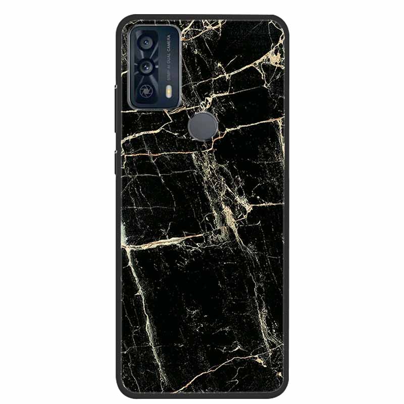 For TCL 20Y 20E Case Luxury Soft Silicone TPU Back Cover For TCL 20Y 20B Phone Cases TCL20Y 20 Y TCL20E Cute 6125F Funda Cartoon