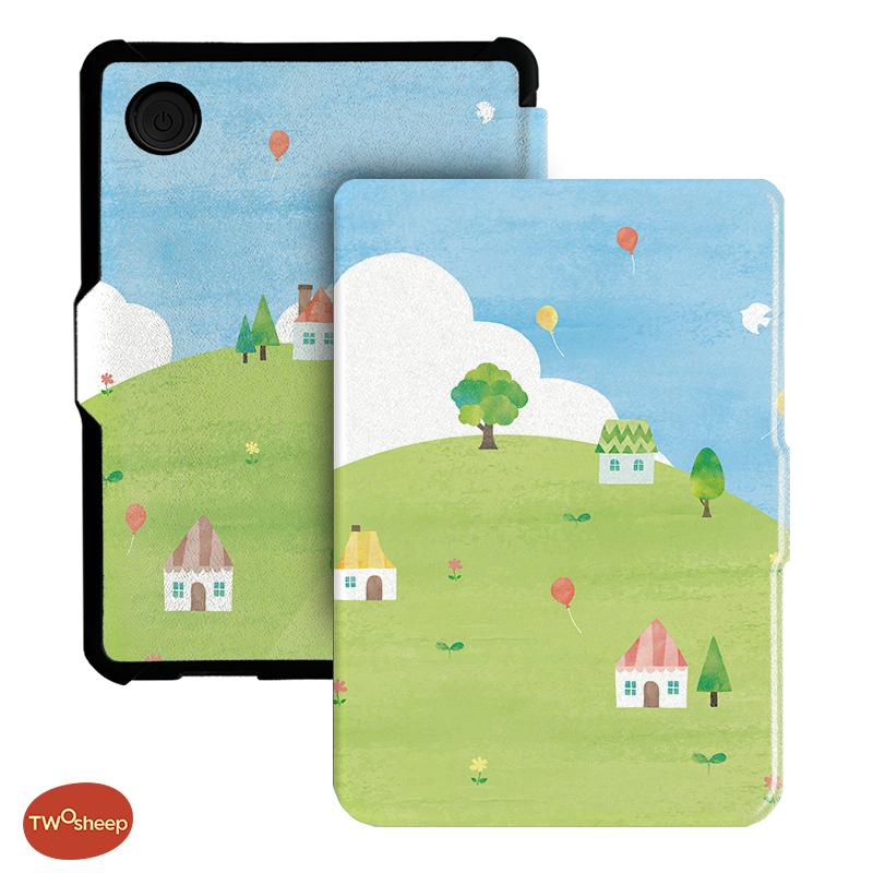 Twosheep 6-inch Case for Kobo Clara BW Clara Colour Clara 2E TPU Magnetic Flip Auto Wake Sleep TPU soft Cover Cute Cat Style