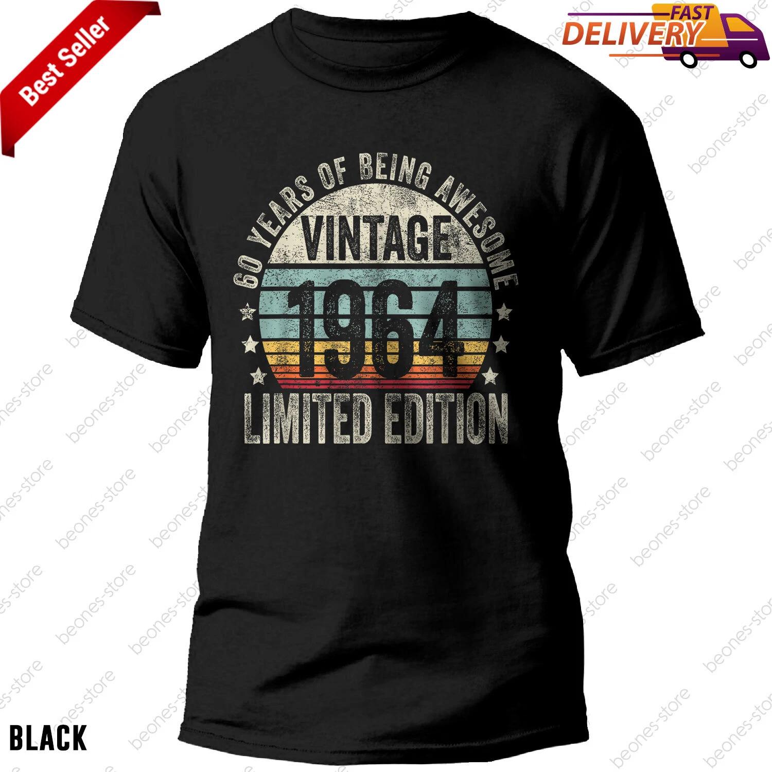Vintage 1964 Limited Edition Shirt 60th Birthday Gift for Men or Women 3XL