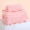 Coral Fleece Bath Towel Pineapple Grid Large Bath Towel Thickened Beach Towel of the Same Style Absorbent Household Adult Bath Towel
