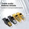 Professional Soccer Referee Whistles Big Sound Gold Silver Football Whistles Seedless Plastic Emergency Basketball Whistle·