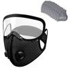 Unisex Reusable Face with 10 Replaceable Filter Inserts, Breathable for Outdoor Work and Daily Use