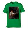 Unisexs Cotton TShirt Dark Anime Style Blue Rose  Kanji Print Gothic Aesthetic Casual Tee