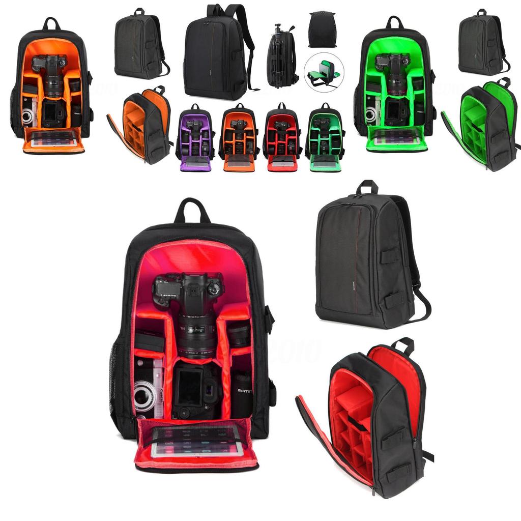 Sac Camera Étanche À Dos Pour Dslr Reflex Eos Nikon À Boitier Lentilles