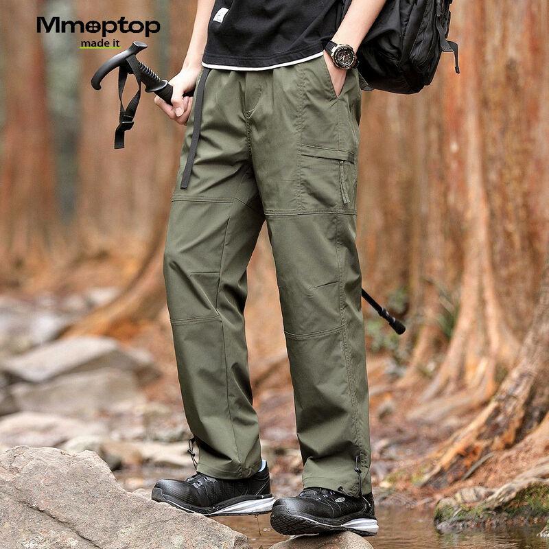 MMOPTOP Men's Outdoor Tactical Windbreaker Cargo Pants