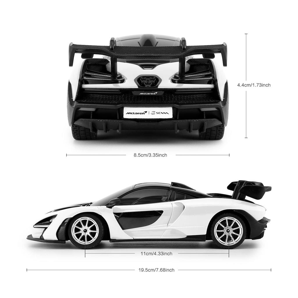 McLaren Senna Model Car RASTAR 1:24 McLaren R/C Radio Control Car White