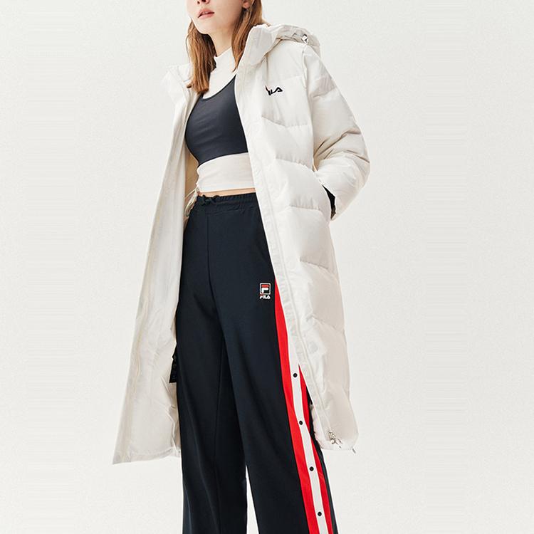 New FILA Down Jacket Winter Unisex White F11W048956F-WT