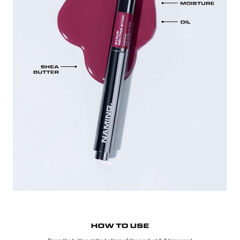 NAMING - Syrup Melting Stick - 8 Colors