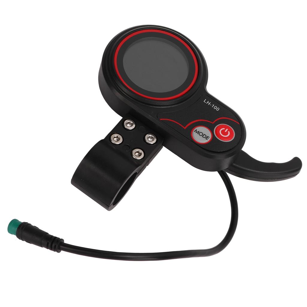 Elektromos kerékpár LCD kijelző mérő 5P vízálló csatlakozóval 24V 36V 48V 60V vezérlőpanel 22,2 mm-es elektromos rollerhez