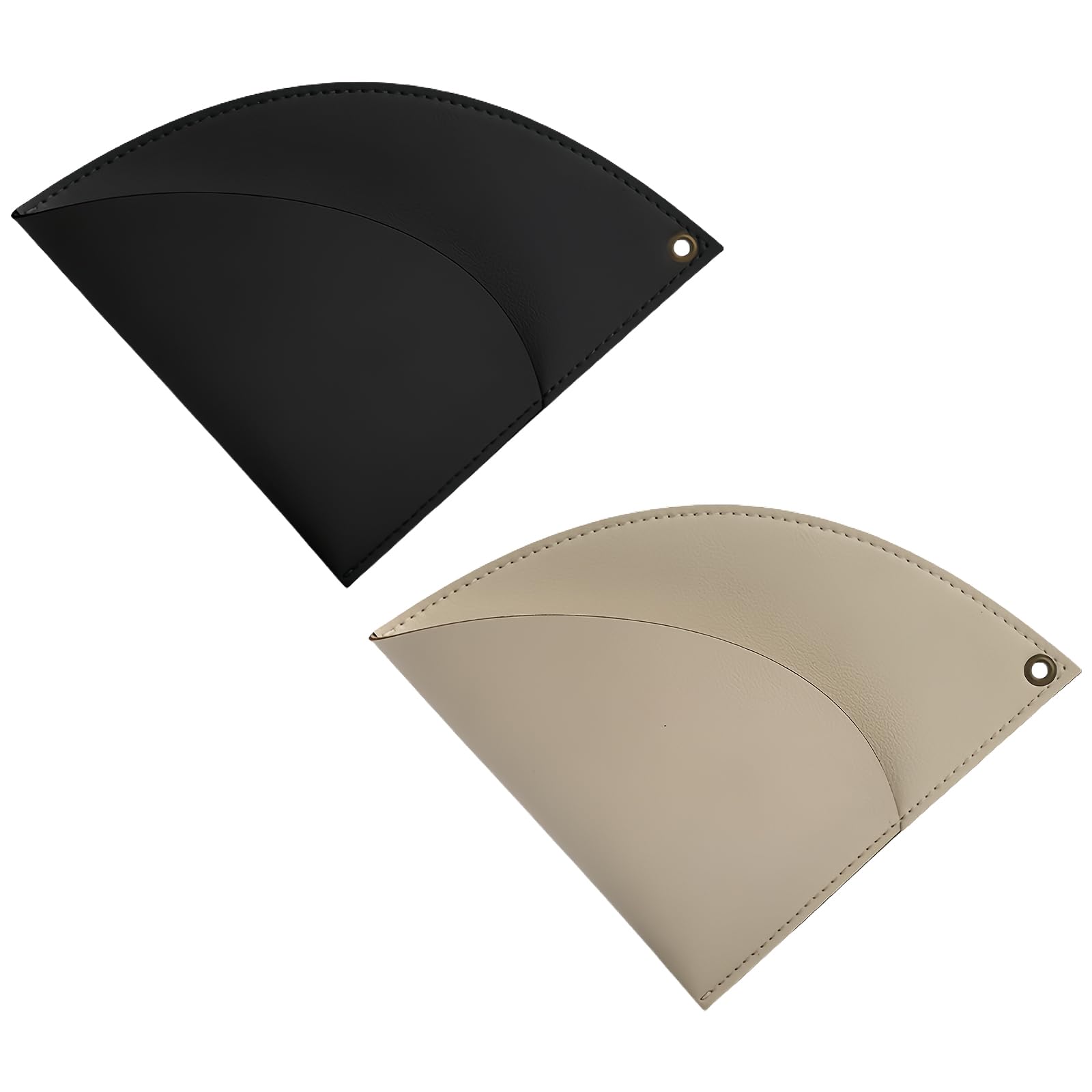 

HannaFires Leather Coffee Filter Holder, Set of 2 – Fits #1, #2, #4, and V60 Filters, Stylish Filter Storage Sleeves, Coffee Tool, Essential