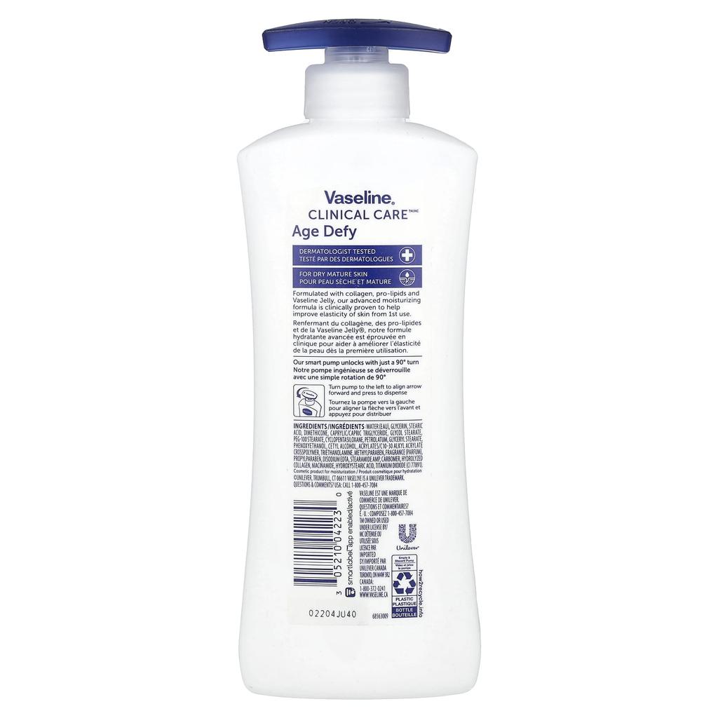 Vaseline, Clinical Care™, Age Defy, Body Lotion, 13.5 fl oz (400 ml)