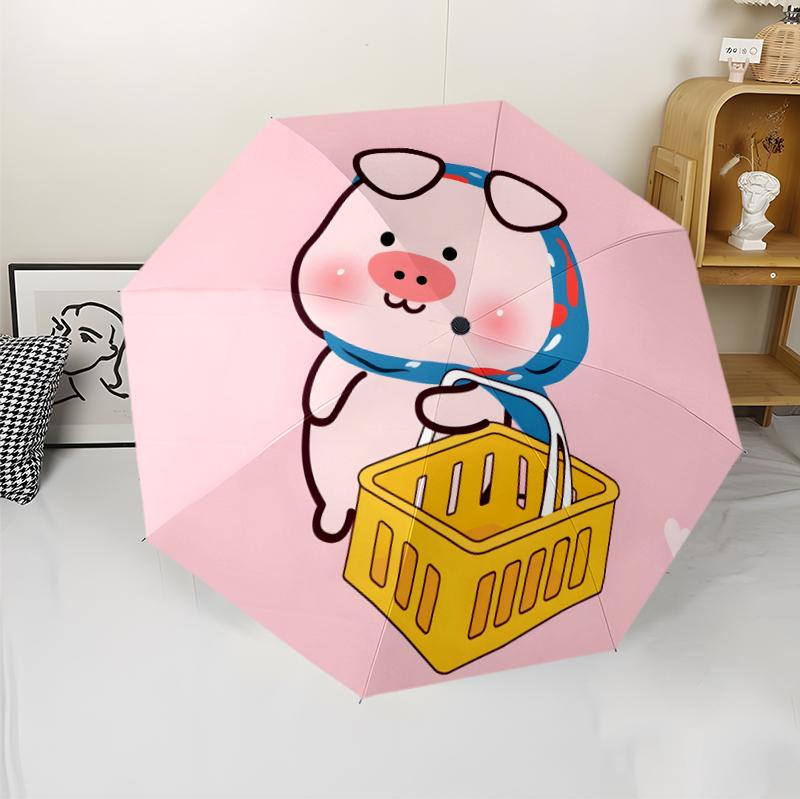 Lulu The Piggy (5) Umbrella sturdy frame suitable for outdoor activities beach travel ideal gift for all seasons
