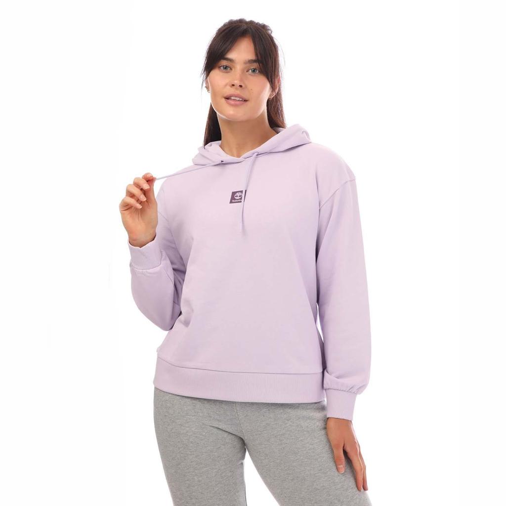 Timberland Womens/Ladies Stacked Logo Loop Back Hoodie