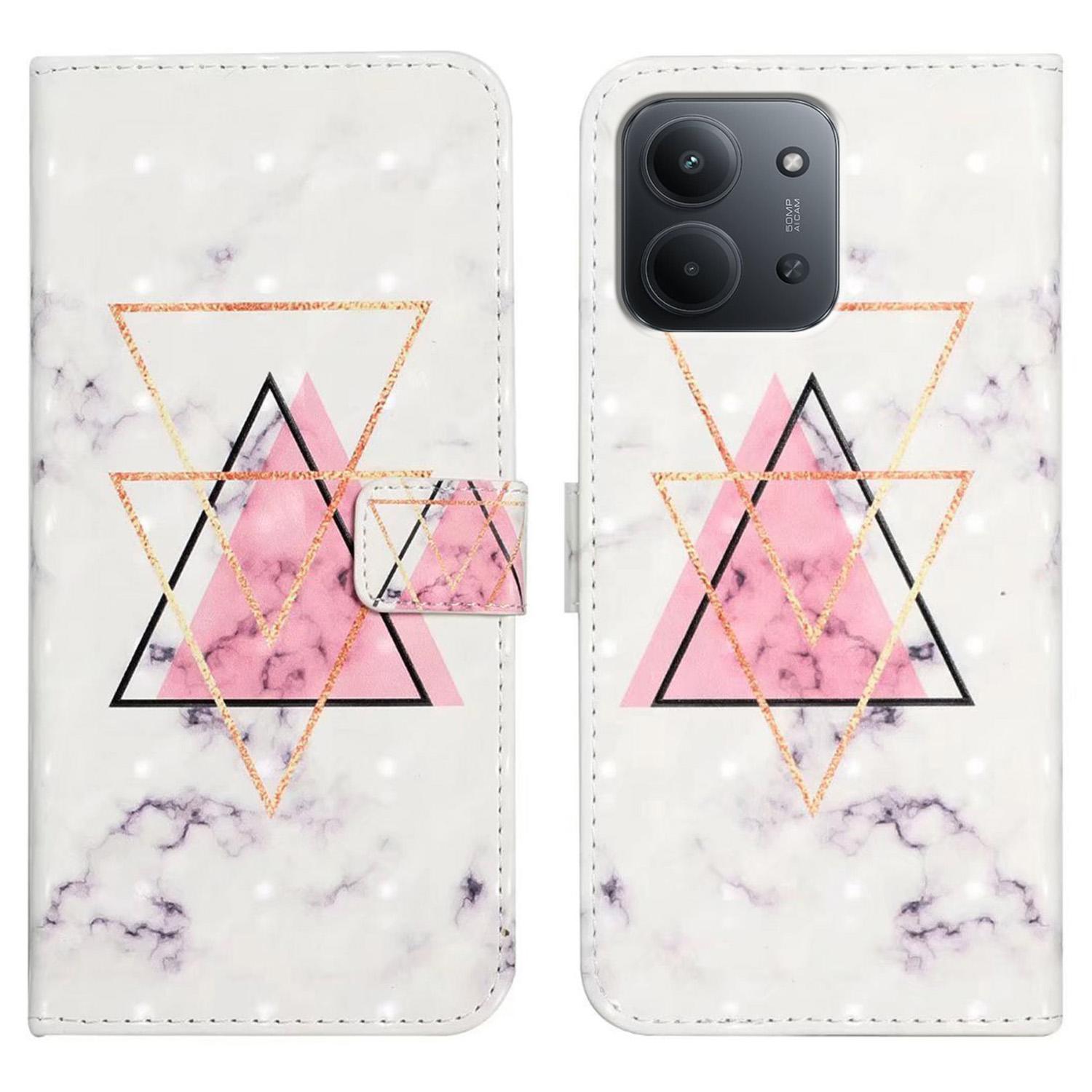 

Phone Case For Xiaomi Redmi 15C 5G (EU) (173mm)/4G (EU) (173mm)/Poco C85 4G (173mm) 3D Creative Pattern PU Leather Stand Cover