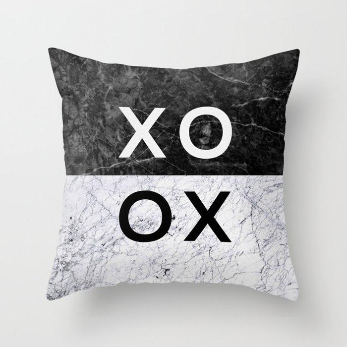 Luxury Gray Retro Marble Black Onyx Print Pattern Cushion Cover Home Living Room Sofa Decoration Pillow Pillow Cover 40X40CM