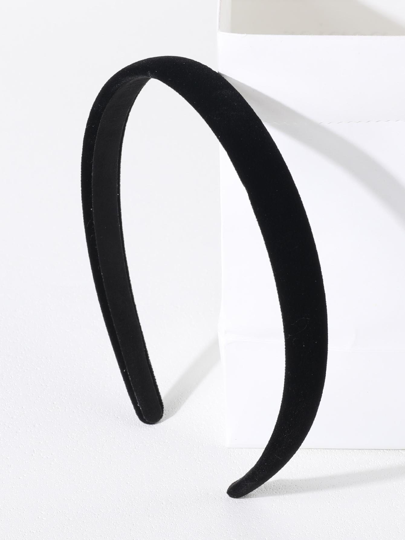 

1/3 шт. Черная бархатная повязка на голову для женщин Простые элегантные резинки для волос 1,5/2/3 см Винтажная модная заколка для волос Аксессуары для волос для девочки Подарок