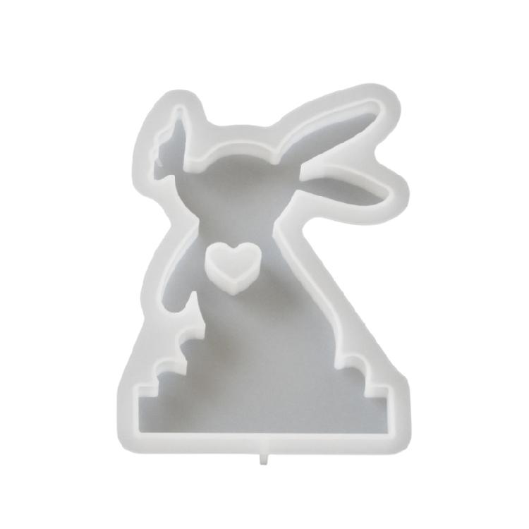 

Elegant Rabbit Themed Candlestick Making Tool Mold Feature Multiple Hole Base Design For Various Candle Size