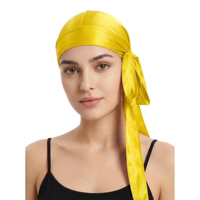 Damen Durag Kopftuch Kopfbedeckung Hut Schal Perfekt für Festivals und Feiern Atmungsaktive Kopfbedeckung Kopftuch