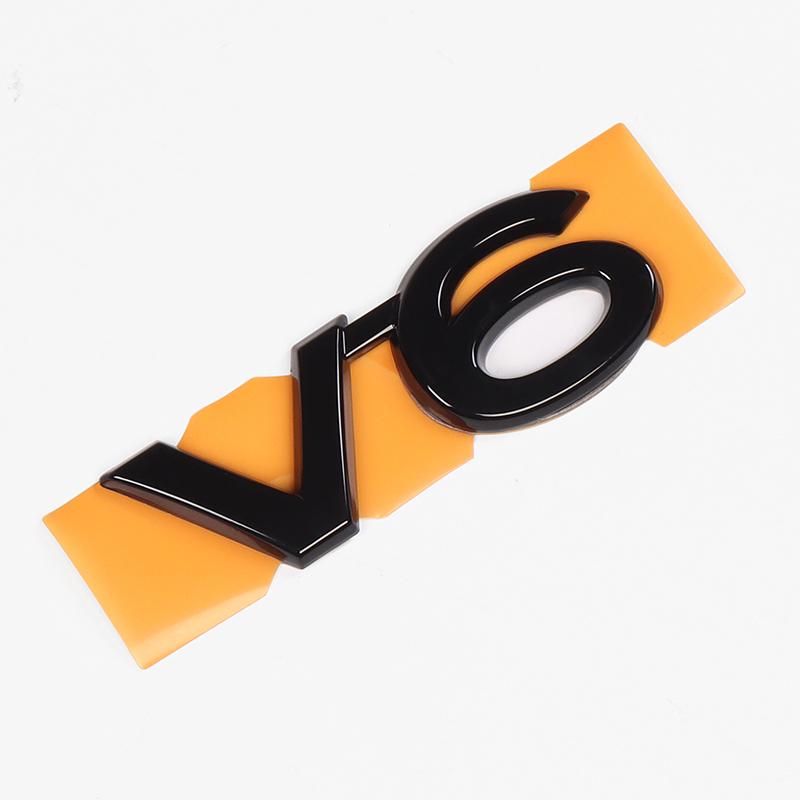 For Toyota Land Cruiser 200 Prado 120 150 Car Logo Displacement V8/TX/TXL/5.7/V6/Black Letter Sticker Car Decoration Accessories