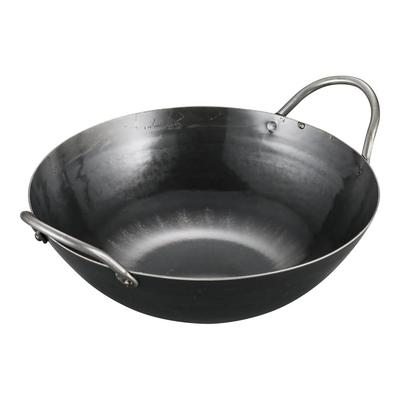Endo Shoji TKG Wok Two Hands Size 22 Outer Diameter X Depth 225 X 67 Capacity Mass 490 A Cute Wok That Can Be Cooked and Served As Great for Camping