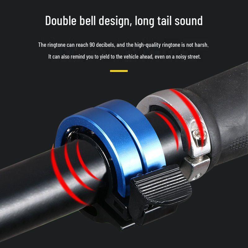 Super Loud Invisible Bicycle Bell for Mountain and Folding Bikes