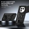 KEYSION Magnetic Phone Case for Realme GT 8 Pro Slide Camera Lens Protection Upright Kickstand 360° Ring Shockproof Back Cover