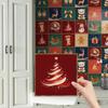 24 Pieces Wall Sticker Pvc Self-Adhesive Christmas Decorative Wall Sticker Waterproof Living Room Bedroom Decorative Tile Sticker