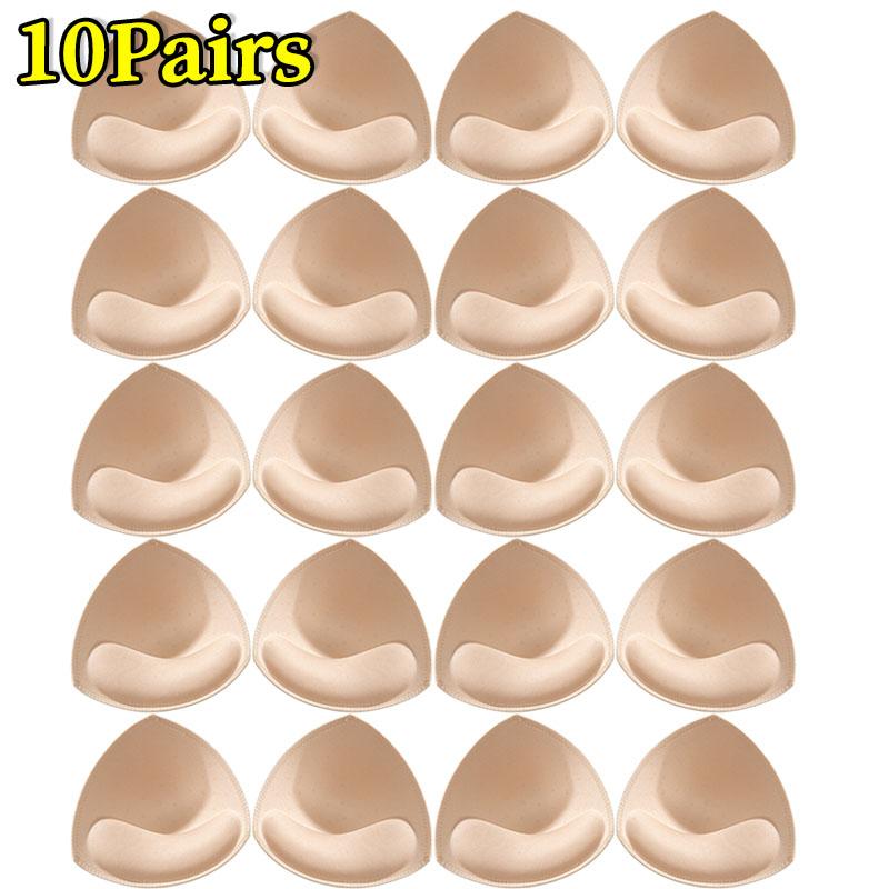 Inserts de Soutien-Gorge Sportifs Beige, Inserts pour Bonnets de Soutien-Gorge, Amplificateurs de Poitrine Amovibles pour Femmes