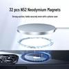 25W Magnetic Fast Charging Qi2.2 Wireless Charger, Slim & Cool, Compatible with Apple Phones 12-17.