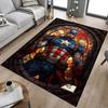 Glass Captain America Carpet For Playroom Bedroom Living Room Sofa Home Decorkids Game Area Rug Nonslip Floor Mat