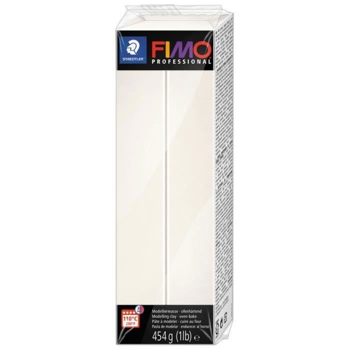 Pâte Fimo - STAEDTLER - Professional Blanc 03 - 454 g - Pour Adulte Avancé