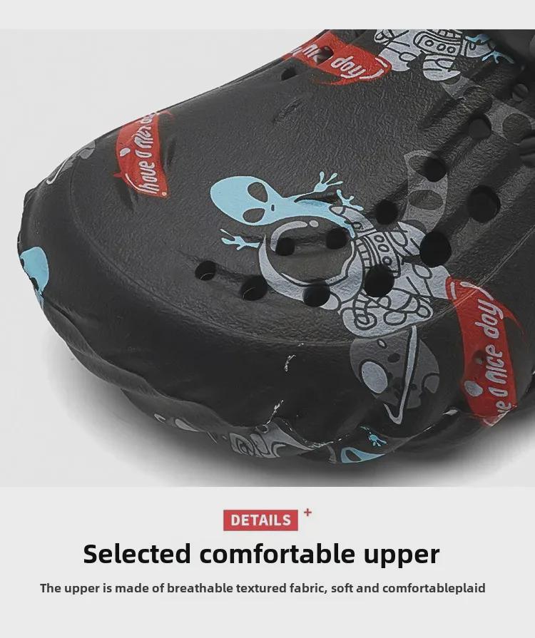 2024 Prodyšné letní plážové pantofle Baotou pro muže – Všestranné, mladistvé boty pro volný čas s dvojím účelem ve velkých velikostech.