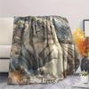 White Tiger Print Flannel Blanket, High Quality Comfortable for All Seasons, Home Decor, Warmth and Comfort, Perfect for Christmas Gifts