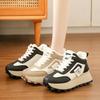 Dad Shoes Women's Winter Fleece Warm High Top Tide Student Leisure Sports Cotton Shoes -