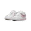 Nike Court Legacy Abrasion Resistant Low top Skateboard Shoes White Pink Baby DA5382-115