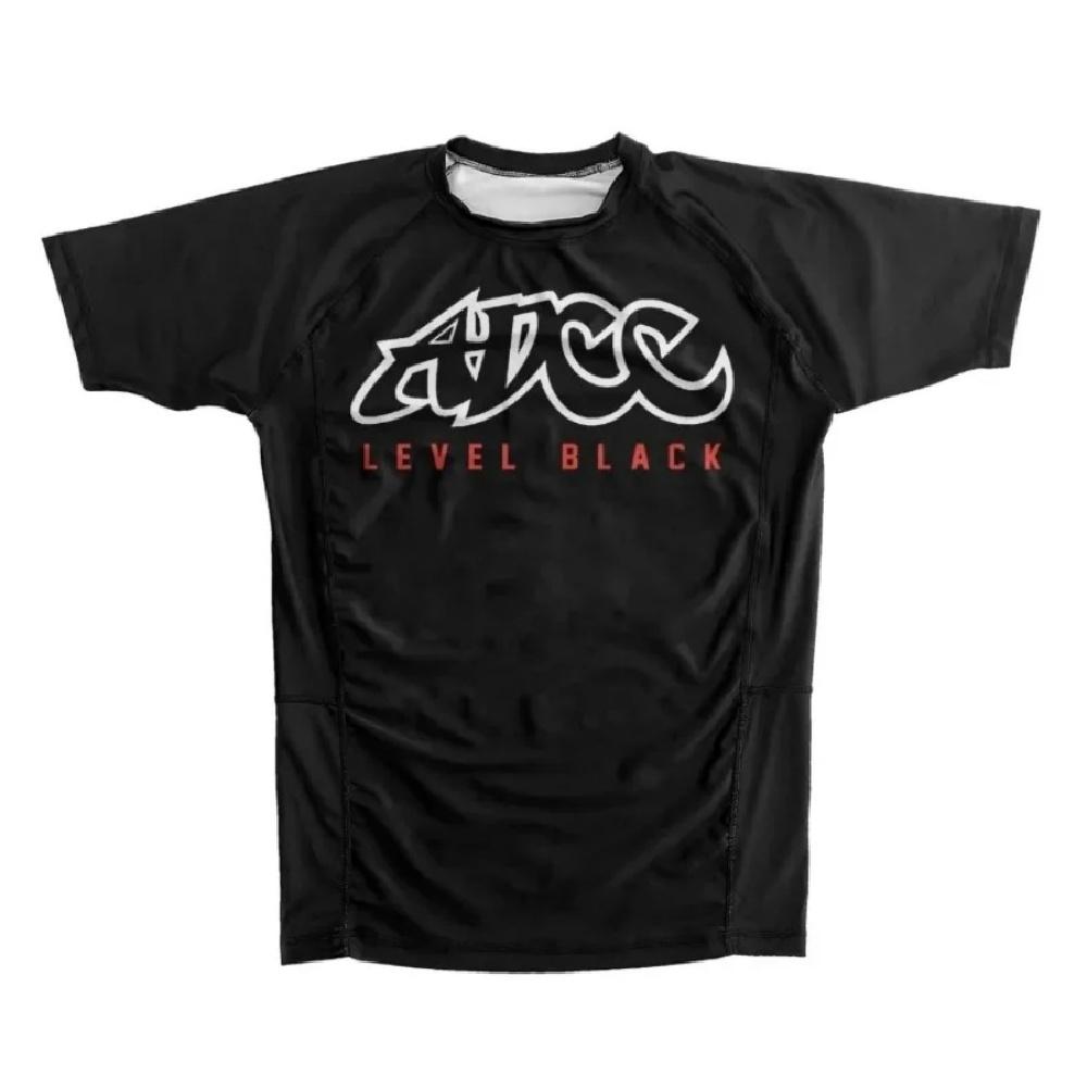 

ADCC Letter Print basketball jersey Short-sleeved T Shirt Casual street Tee Men Women Summer Tops Oversized Quick-Drying cloths S