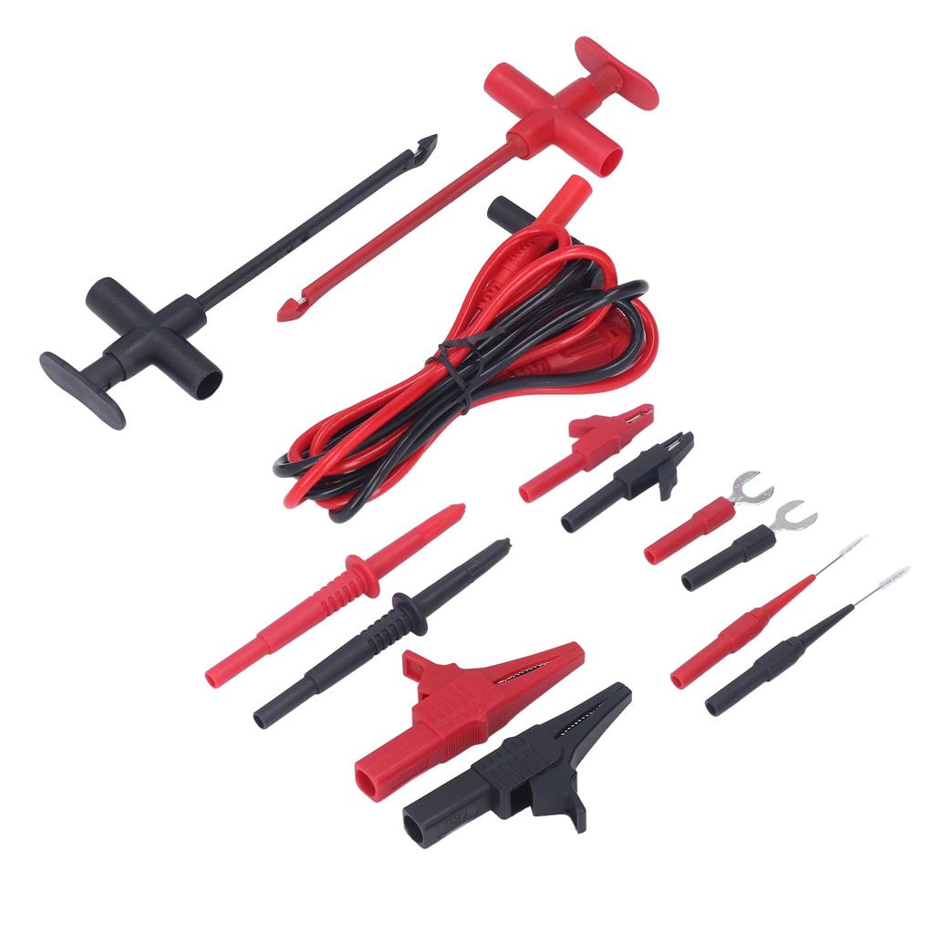 Multimeter Test s Kit Brass PVC PA Crocodiles Clip Banana Plug Testing Cable for Industry