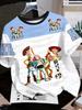 Summer Men's Women's Short Sleeve Buzz Lightyear Jersey Short Sleeve T-shirt Cosplay Casual Boy's Girl's T-shirt Tops