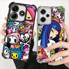 Japan T-Tokidokis Art Soft Phone Case For Xiaomi Redmi Note 14 15 Pro Plus 13 12 11S 11T 5G 10 9S 9 Plating Anti-Fall Fundas