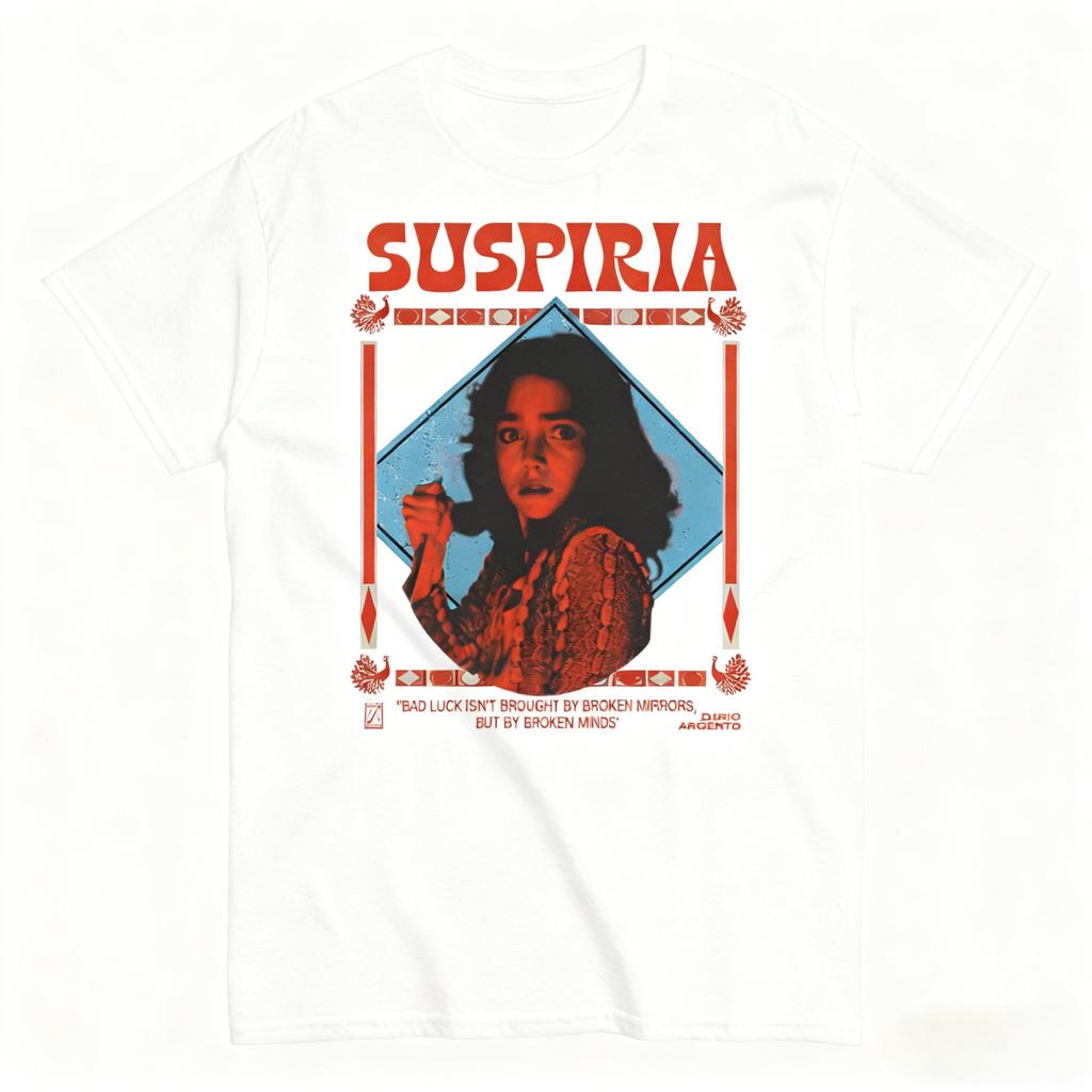 Suspiria Shirt. Suspiria 1977 T-Shirt Horror Movie Gifts T-Shirt Summer Men Women Men's T-Shirt Crew Neck Cotton Tee